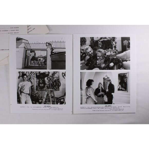 1989 Lost Angels Movie press kit + 7 photos (8x10) + production notes - Picture 3 of 9